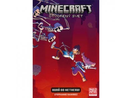 minecraft komiks otvoreny svet hura do netheru 9788056660492