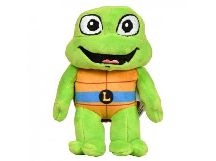 teenage mutant ninja turtles plush figure leonardo 16 cm 043377831716