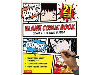 blank comic book draw your own manga 9780804855877