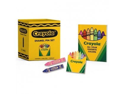 crayola enamel pin set miniature editions 9780762470532