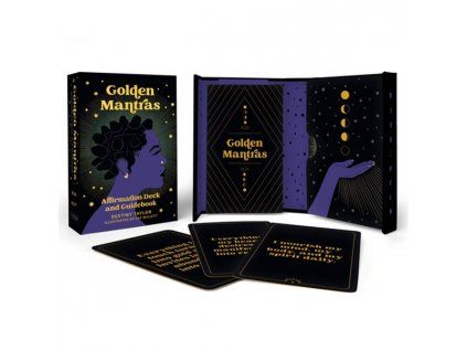 Golden Mantras: Affirmation Deck and Guidebook