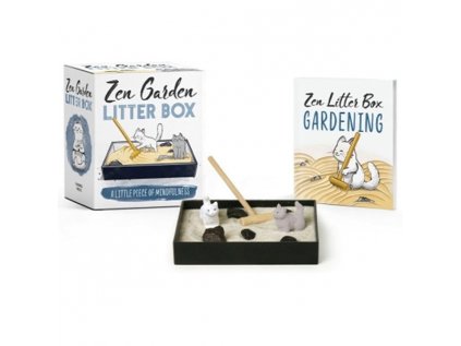 zen garden litter box a little piece of mindfulness miniature editions 9780762464128