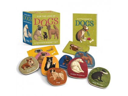 for the love of dogs a wooden magnet set miniature editions 9780762483143