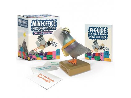 mini office messenger pigeon coo ler than email miniature editions 9780762482306