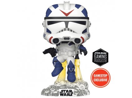 funko pop star wars jet trooper gamestop gaming greats exclusive special edition 889698739061 1