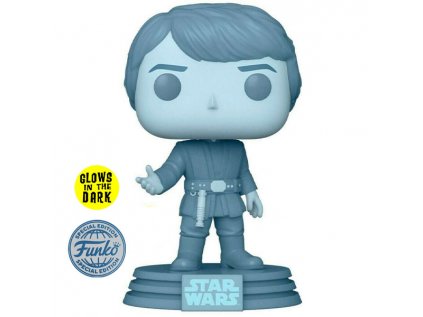 funko pop star wars holographic luke skywalker 40th anniversary gitd special edition 889698715621 1