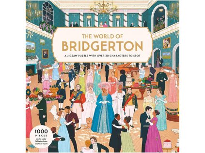 add to wishlist the world of bridgerton 1000 piece puzzle 9781399615945