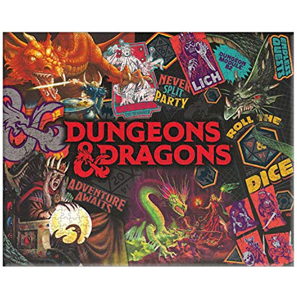 Paladone Dungeons and Dragons jigsaw (1000 pcs) Puzzle