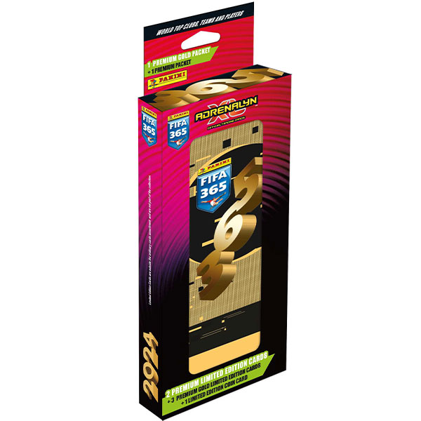 Futbalové karty Panini FIFA 365 2023/2024 Adrenalyn Pencil (plechová krabička)