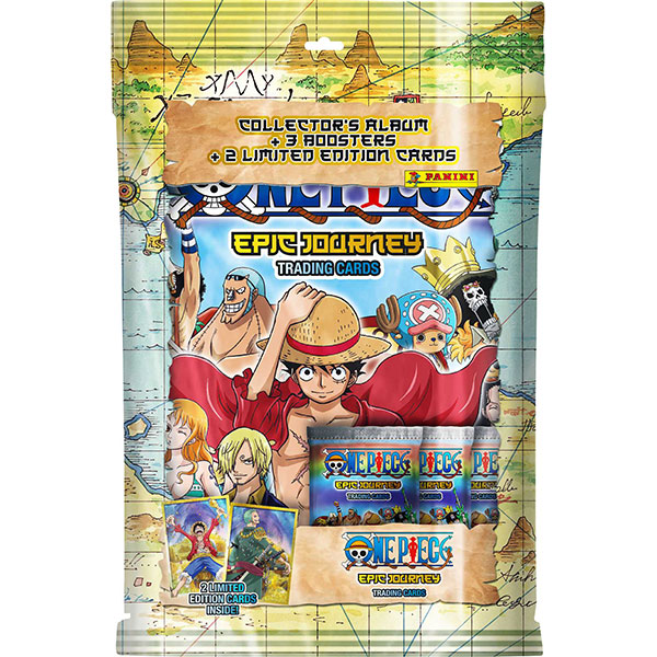 Panini Books One Piece Epic Journey Trading Cards Starter Set Album + Limited Cards