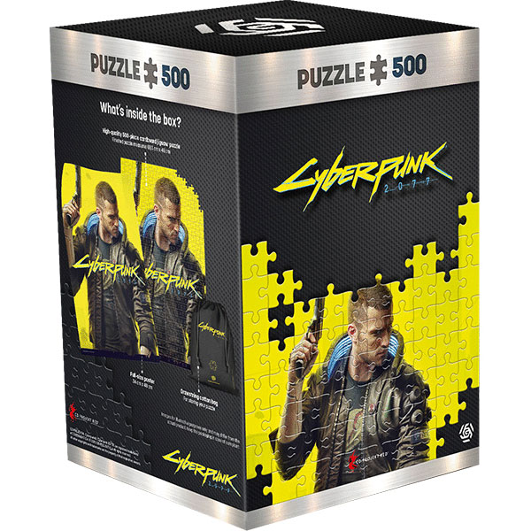 Good Loot Cyberpunk 2077: Keyart male V Puzzle 500 ks (Good Loot)