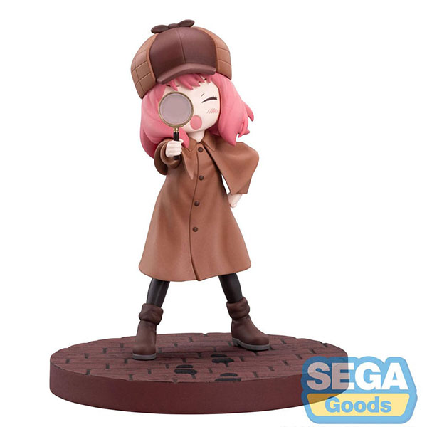 Figúrka Manga Sega Goods Spy x Family Luminasta PVC Statue Anya Forger Playing Detective 12 cm