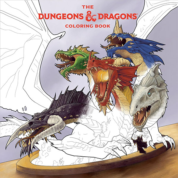 Ten Speed Press Dungeons & Dragons Coloring Book