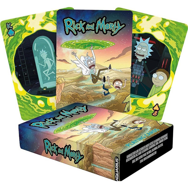 Aquarius Rick and Morty Playing Cards Scenes