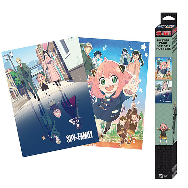 GBeye Spy x Family A double family Posters 2-Pack 52 x 38 cm