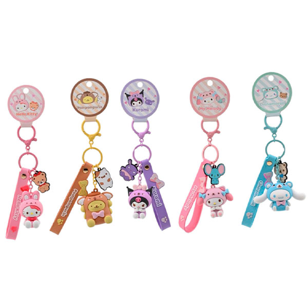 Yume Toys Hello Kitty and Friends Sanrio animal Kľúčenka