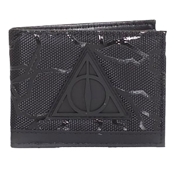 Difuzed Harry Potter Black on Black Web UV Print Bifold Wallet Peňaženka