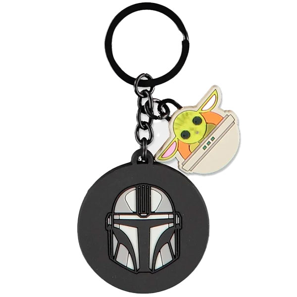 Difuzed Star Wars Mandalorian The Child and Mandalorian Kľúčenka