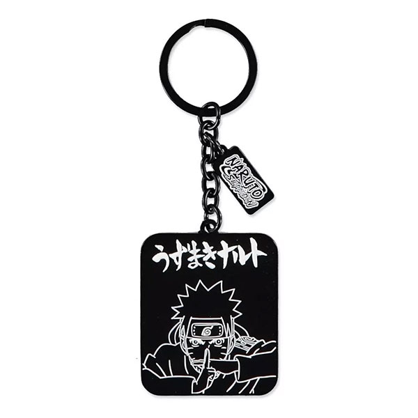 Difuzed Naruto Shippuden Metal Keychain Line Art Kľúčenka (kovová)