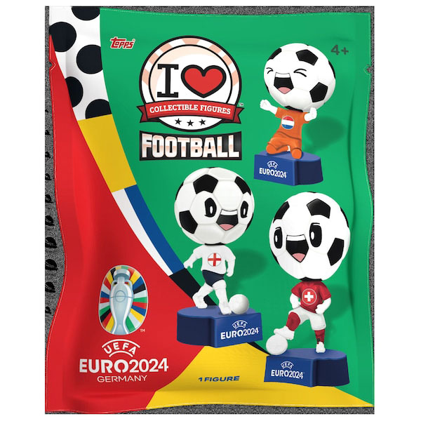 Futbalové figúrky Topps UEFA EURO 2024 I Love Football Collector's Pack