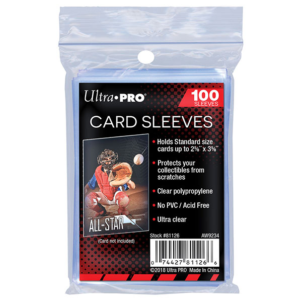 Ultra PRO Obaly na karty Ultra Soft Sleeves balíček 100 ks obalov