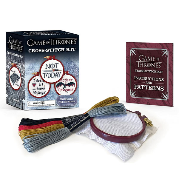 Running Press Game of Thrones Cross-Stitch Kit Miniature Editions