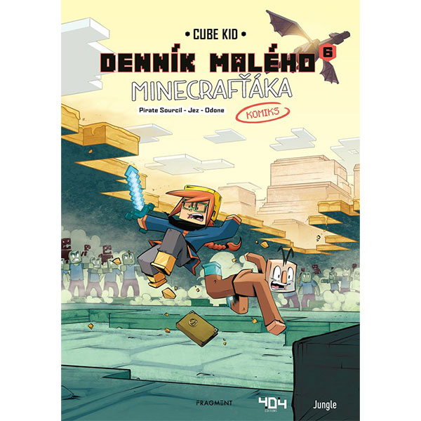 Fragment Minecraft komiks: Denník malého Minecrafťáka 6