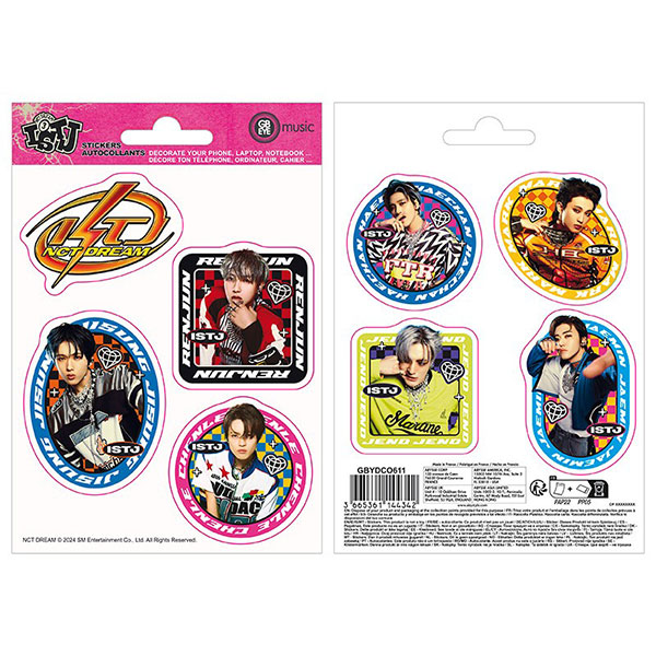 GBeye NCT Dream Nálepky 2-Pack (16 x 11cm)