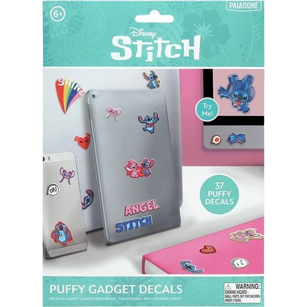 Paladone Stitch Puffy Gadget Decals Nálepky Sada 35 ks