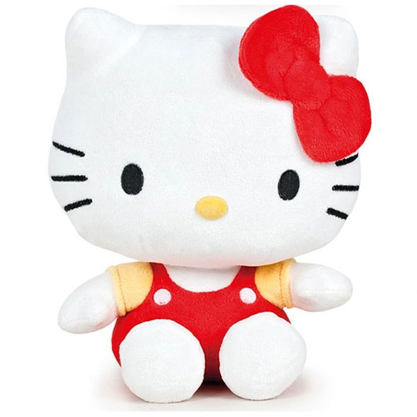 Hello Kitty Plush Figure Red Bow Read Pants 25 cm