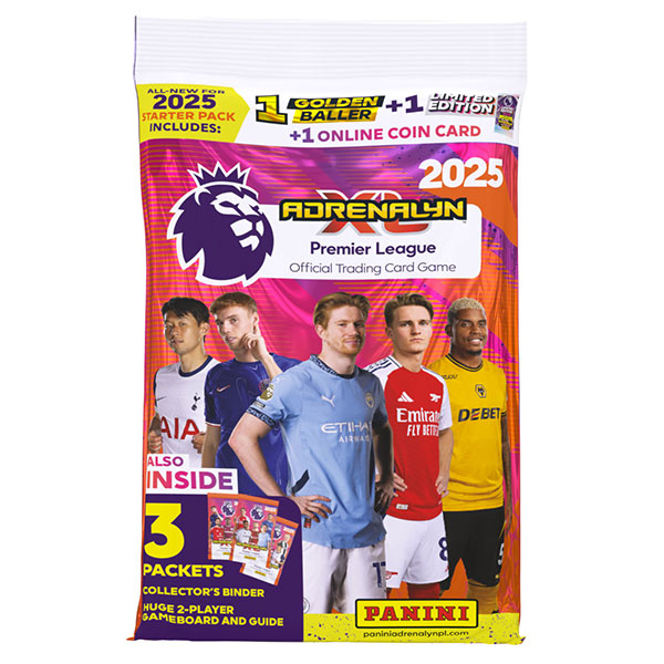 Panini Books Futbalové karty Panini Premier League 2024/2025 Adrenalyn Starter Set