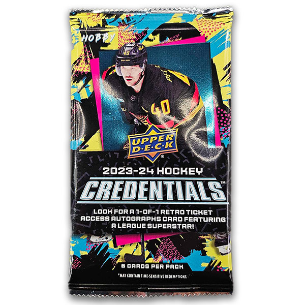 Hokejové karty Upper Deck 2023/2024 Credentials Hobby