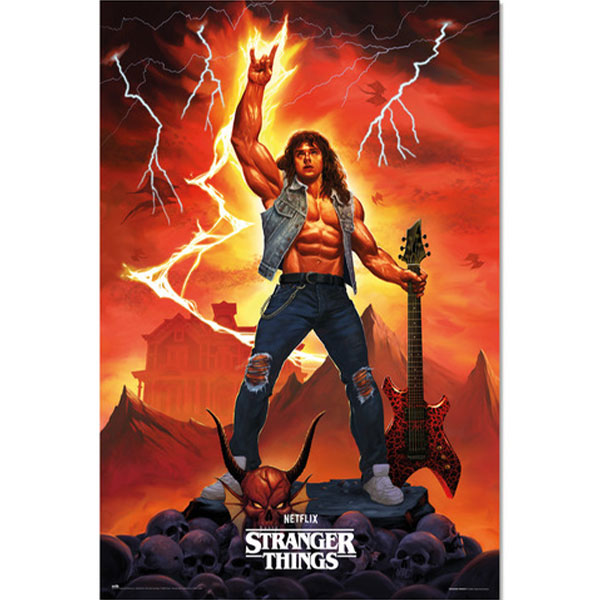 Grupo Erik Stranger Things Eddie Poster 91,5 x 61 cm