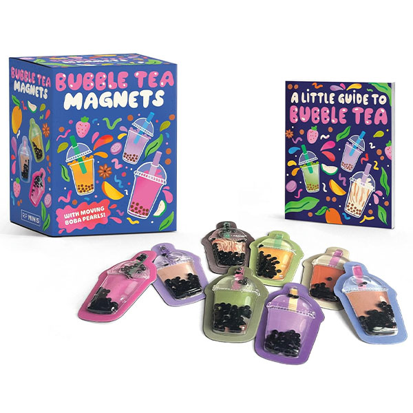 Running Press Bubble Tea Magnets: With Moving Boba Pearls! Miniature Editions