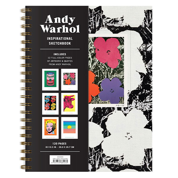 Galison Andy Warhol Inspirational Sketchbook