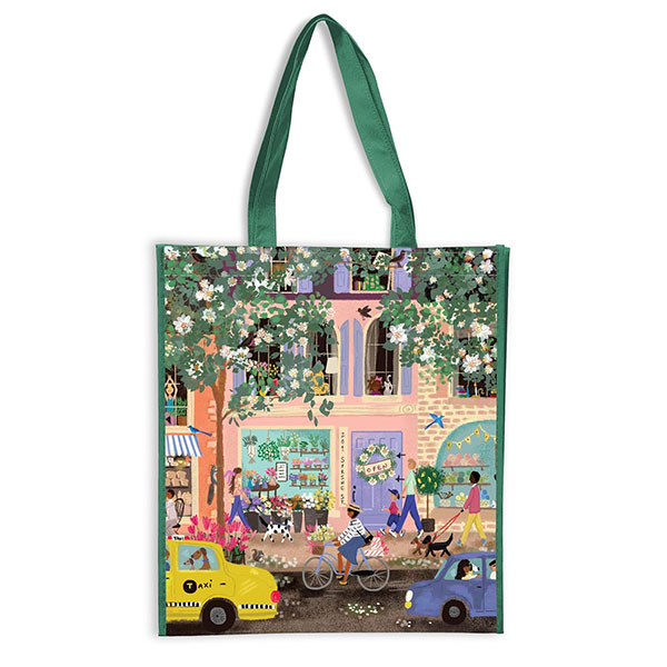 Galison Joy Laforme Spring Street Reusable Shopping Bag
