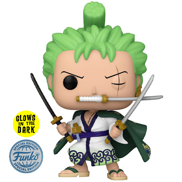 Funko POP! One Piece: Roronoa Zoro Glows in the Dark Special Edition #923