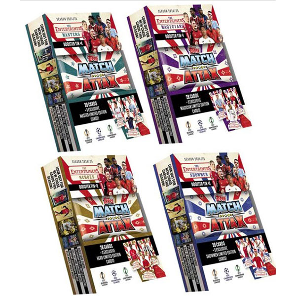 Futbalové karty Topps Match Attax UEFA Club Competitions 2024/2025 Booster Mini Tin