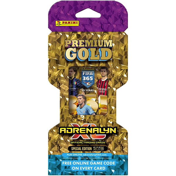 Futbalové karty Panini FIFA 365 2024/2025 Adrenalyn Premium Gold Packet