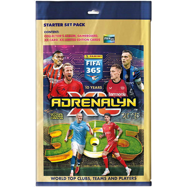 Futbalové karty Panini FIFA 365 2024/2025 Adrenalyn Starter Set