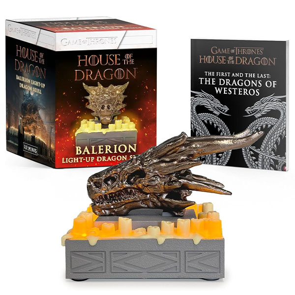 RP Minis House of the Dragon: Balerion Light-Up Dragon Skull Miniature Editions