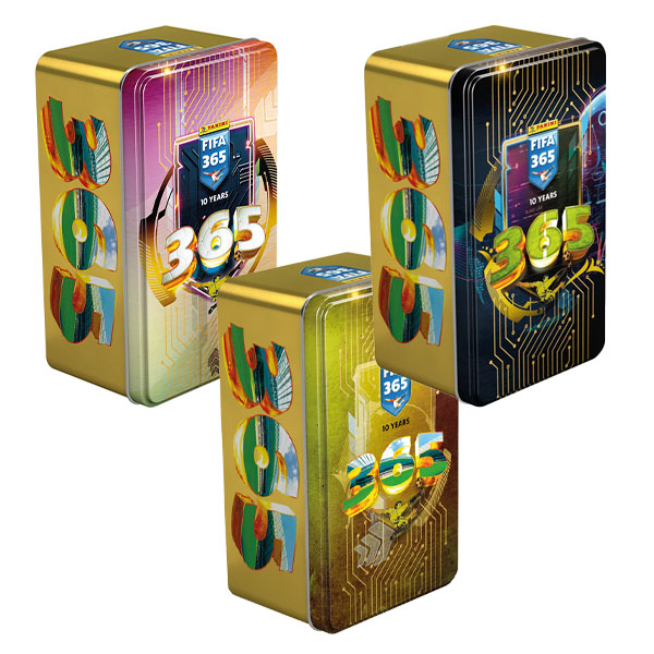 Panini Books Futbalové karty Panini Premier League 2024/2025 Adrenalyn Classic Tin (plechová krabička)