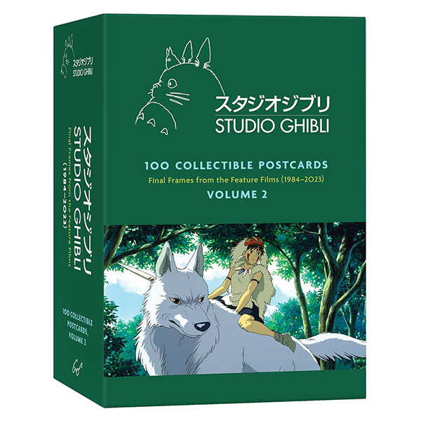 Studio Ghibli 100 Collectible Postcards 2 Final Frames from the Feature Films (1984–2023)