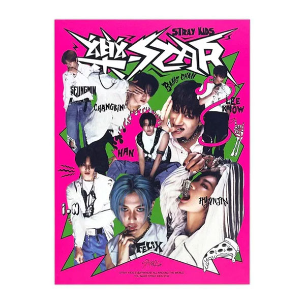 JYP Entertainment Stray Kids - ROCK-STAR Album Headliner Ver.