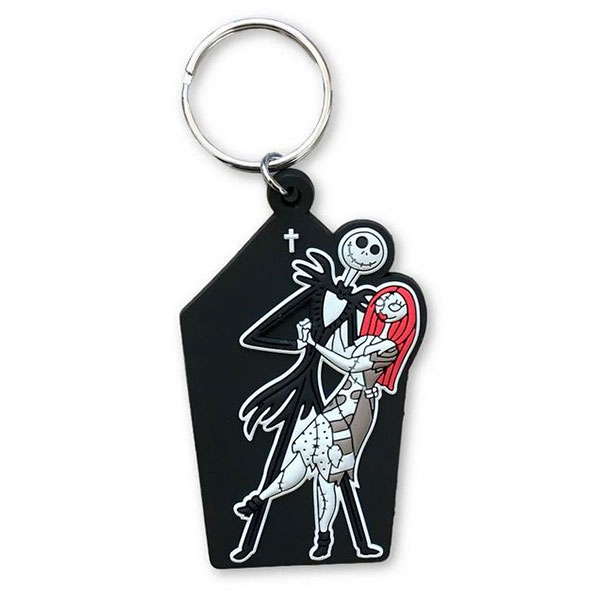 Pyramid International Nightmare Before Christmas Jack & Sally Coffin Kľúčenka