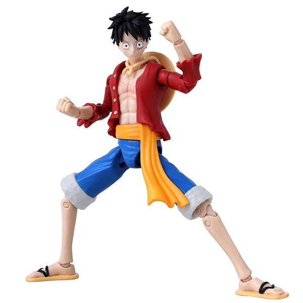 Bandai One Piece Anime Heroes Monkey D. Luffy Renewal Version Action Figure 17 cm