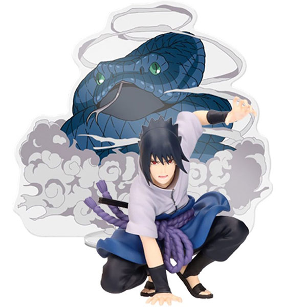 Banpresto Naruto Shippuden Panel Spectacle Uchiha Sasuke PVC Statue 9 cm