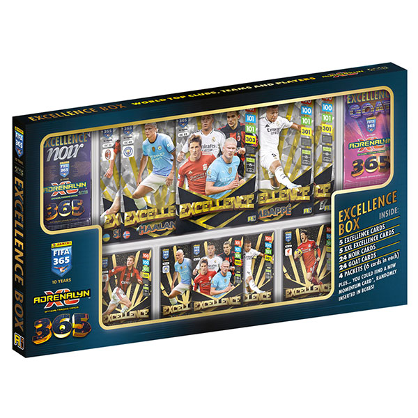 Futbalové karty Panini FIFA 365 2024/2025 Adrenalyn Excellence Box