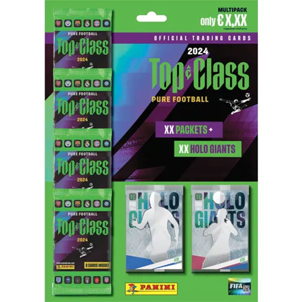 Panini Books Futbalové karty Panini Top Class 2024 Multipack