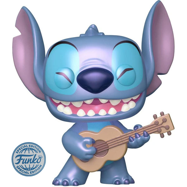 Funko POP! Lilo and Stitch: Stitch with Ukulele Pearlescent Special Edition